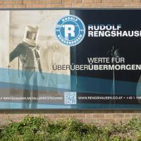 Rudolf Rengshausen: Werbetafel