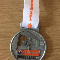 Rudolf Rengshausen Metallspritztechnik beim Business Run: unsere Medaille